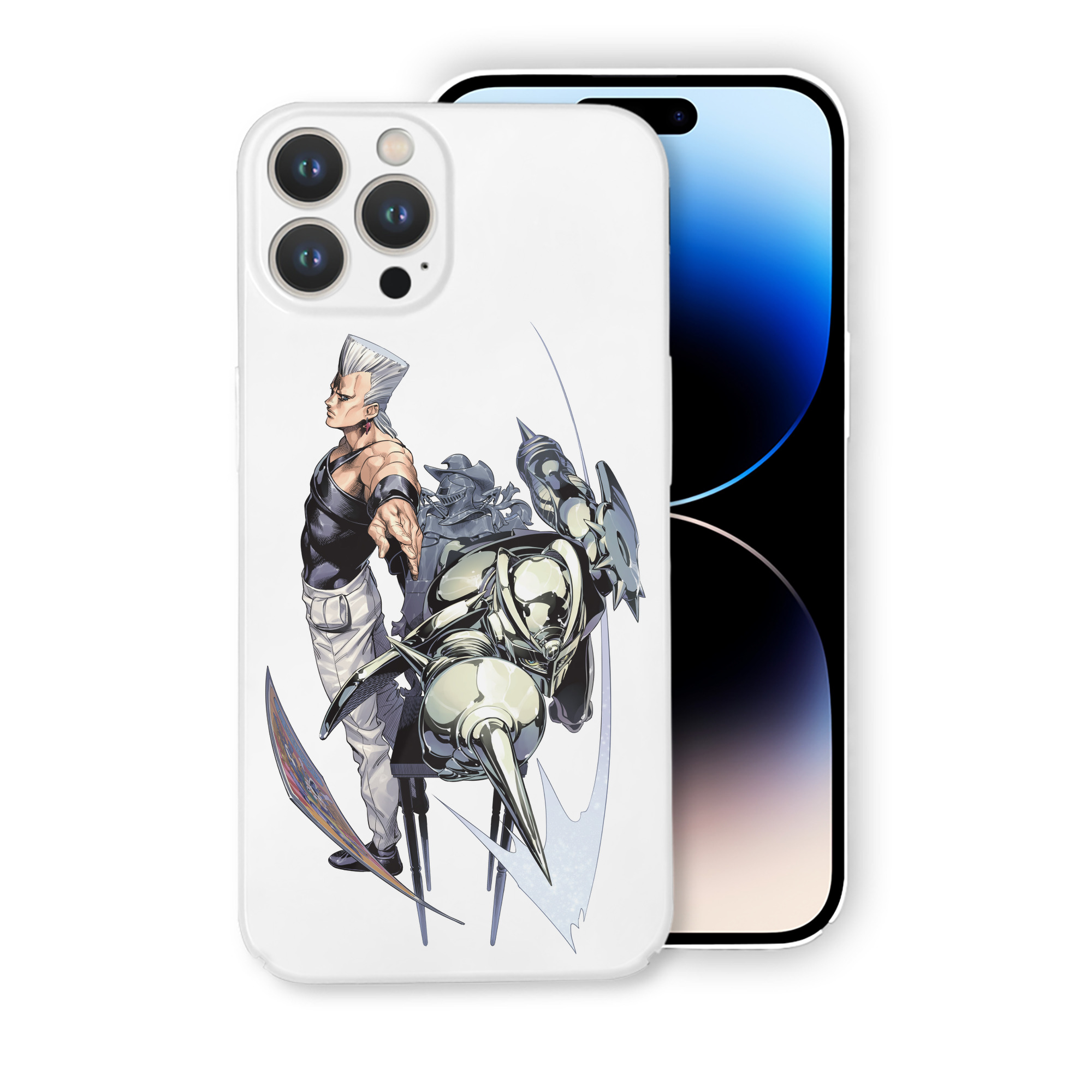 （画像用） ジョジョの奇妙な冒険 ジャン＝ピエール?ポルナレフ JoJo's Bizarre Adventure Jan Pierre Polnareff 【iPhone 14シリーズ対応】ハードケース